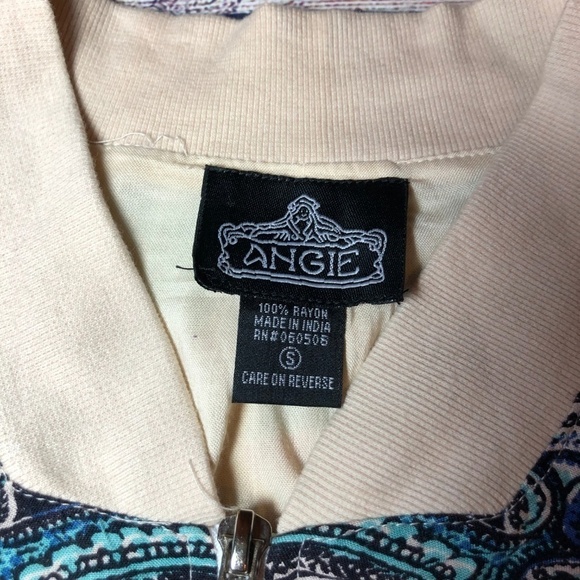 Angie Boho Bomber Jacket Size S - Picture 7 of 7